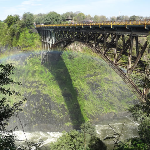 Brücke bei den Viktoria-Fällen, Simbabwe