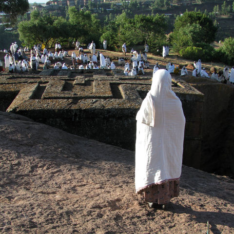 St. George Kirche in Lalibela, Äthiopien