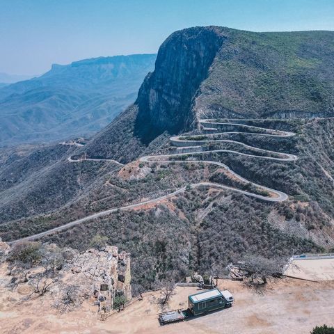 Blick auf den Leba Pass, Angola