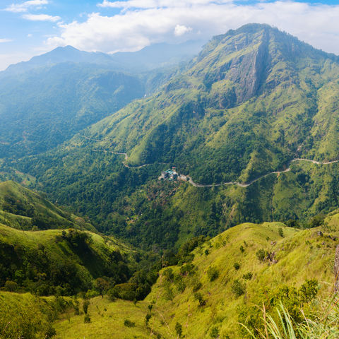 Aussicht vom Adams Peak, Sri Lanka