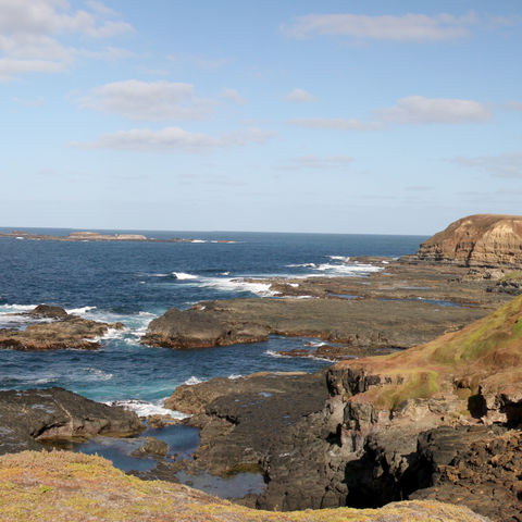 Küste auf Phillip Island, Australien