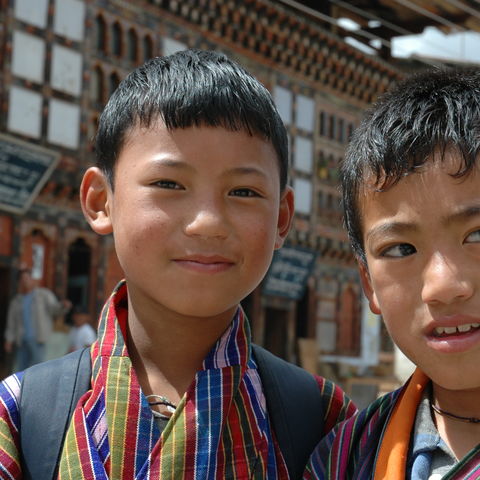 Junge Bhutanesen, Bhutan