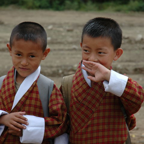 Bhutanesische Schüler, Bhutan