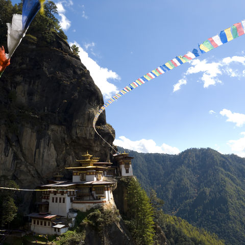 Das heilige Tigernest-Kloster, Bhutan