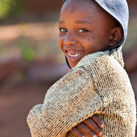 Ein Kinderlachen, welches direkt ins Herz geht, Botswana