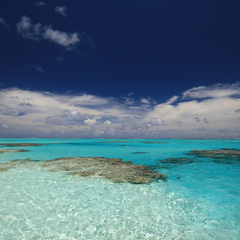 Hier lässt es sich aushalten: Lagune Aitutaki, Cook Inseln