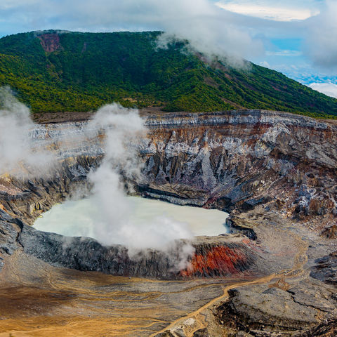 Poás Vulkan nahe Alajuela, Costa Rica