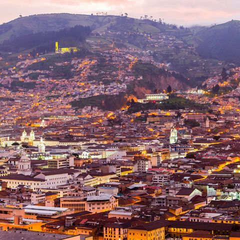 Das historische Zentrum von Quito, Ecuador