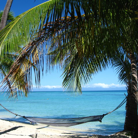 Wer würde nicht gerne mal auf dieser Hängematte liegen?, Fiji