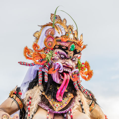 Rangda-Statue, Indonesien