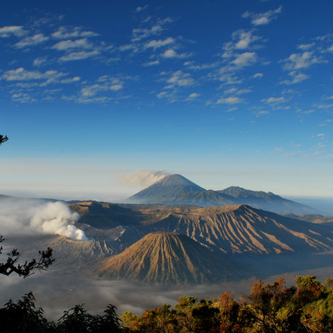 Beeidruckende Landschaft des Mount Bromo Vulkans, Indonesien