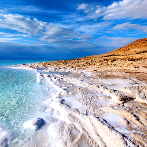 Traumhafte Kulisse am Toten Meer, Jordanien