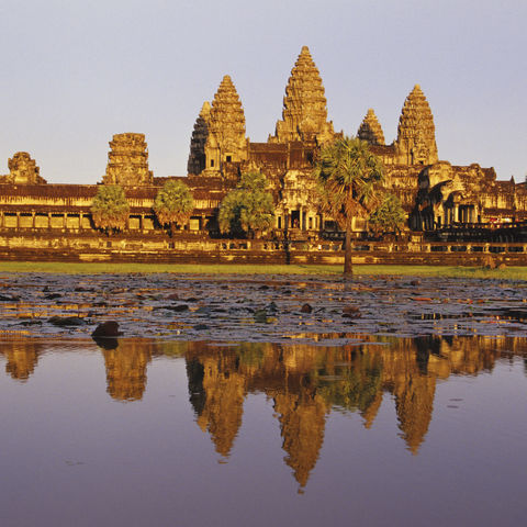 Blick auf Angkor Wat, Kambodscha