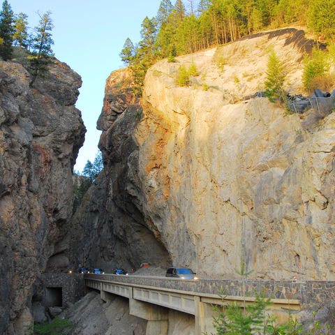 West Gate Canyon im Kootenay-Nationalpark, Kanada