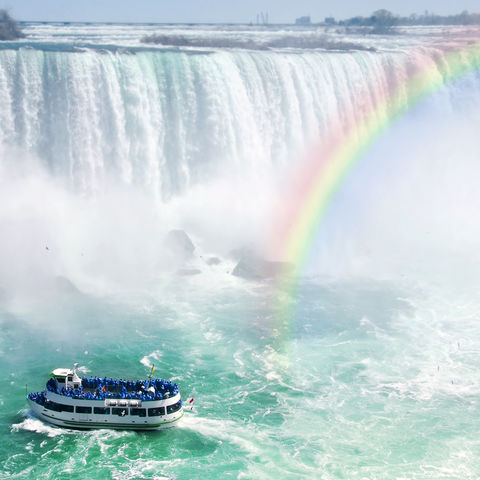 Gewaltiges Naturschauspiel der Niagara-Fälle, Kanada