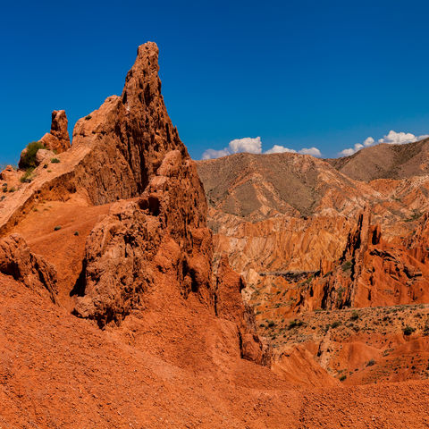 Sandsteinformation des Skazka Canyons, Kirgistan