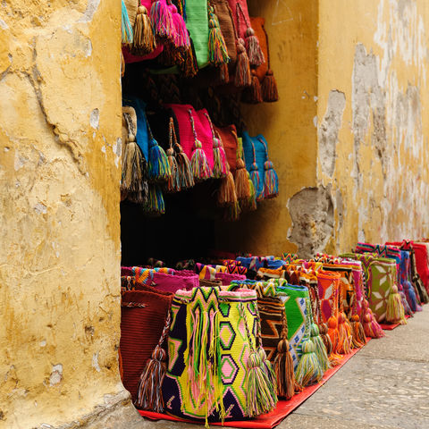 Handgemachte Souvenirs in Cartagena, Kolumbien