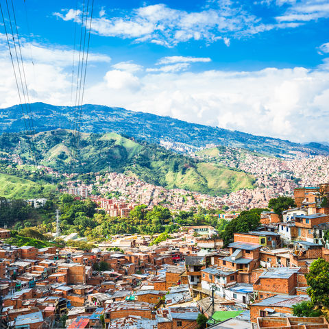 Mit der Seilbahn hoch hinaus, Medellín, Kolumbien