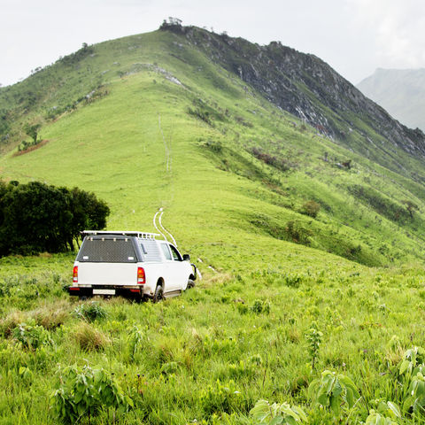 Auf Jeep-Safari auf 2.000 m Höhe im Nyika Nationalpark, Malawi
