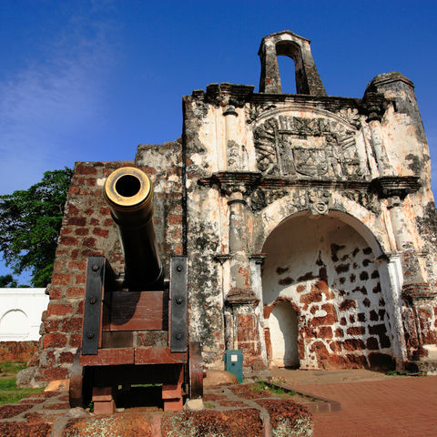 Ehemalige portugiesische Festung A Famosa, Malakka, Malaysia