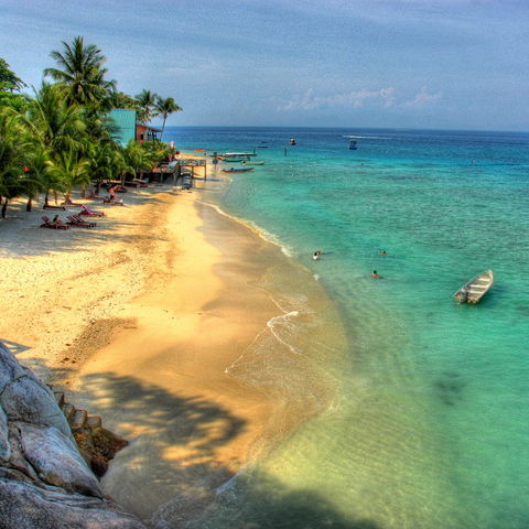 Trauminseln: Strand von den Perhentian Islands, Malaysia