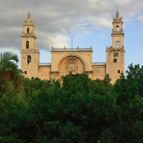 Riesige Kathedrale von Mérida, Mexiko
