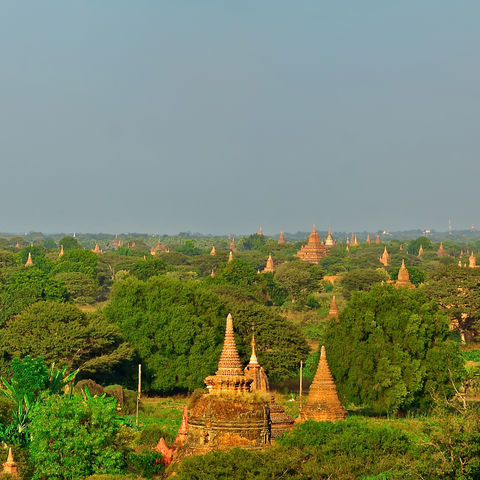 Das historische Pagodenfeld von Bagan, Myanmar