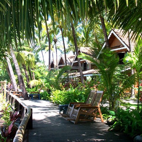 Bungalows im Sandoway Resort 