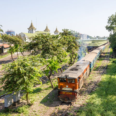 Bahnhof von Yangon 