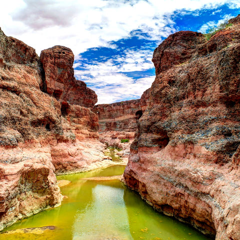 Schlucht im Sesriem Canyon, Sossusvlei, Namibia