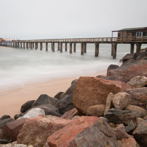 Pier in Swakopmund, Namibia