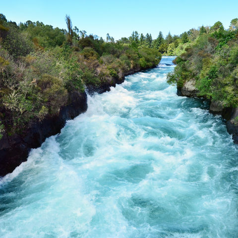 Huka Falls bei Taupo, Neuseeland