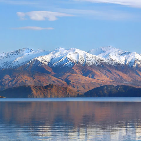 Panorama des Wanaka-Sees, Neuseeland