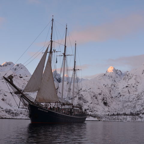 Die Rembrandt van Rijn im Norden Norwegens, Norwegen