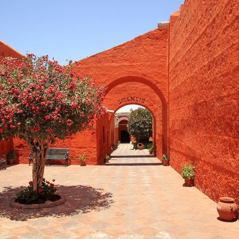 Das Kloster von Santa Catalina in Arequipa, Peru