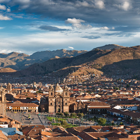 Blick auf Cusco, Peru