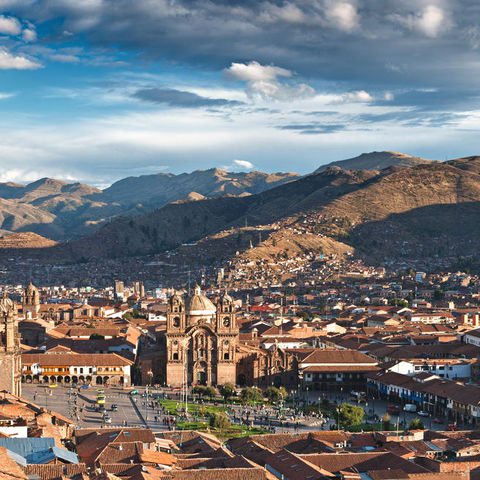 Blick über Cusco, Peru