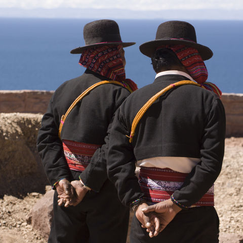 Auf der Insel der strickenden Männer - Taquile, Peru