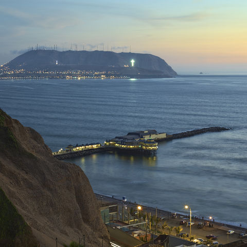 Die Küste bei Lima, Peru