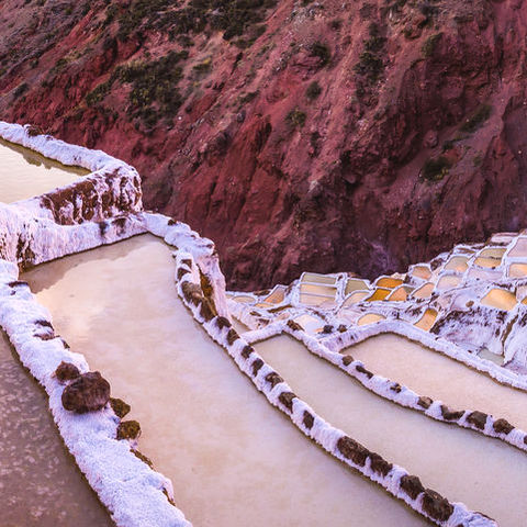 Salzterrassen in Maras, Peru