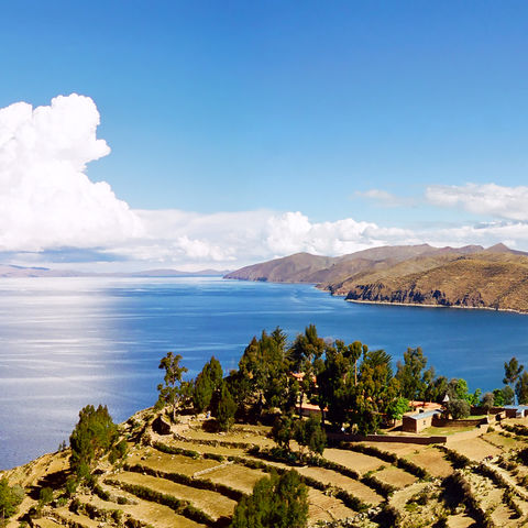 Ein Meer inmitten des Andenhochlandes, Peru