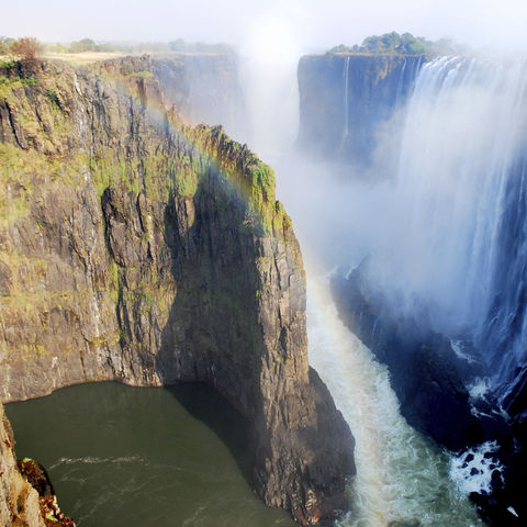 Gigantische Viktoria-Fälle, Sambia