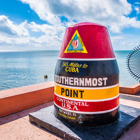 Der südlichste Punkt des amerikanischen Festlands: Key West, Seacloud