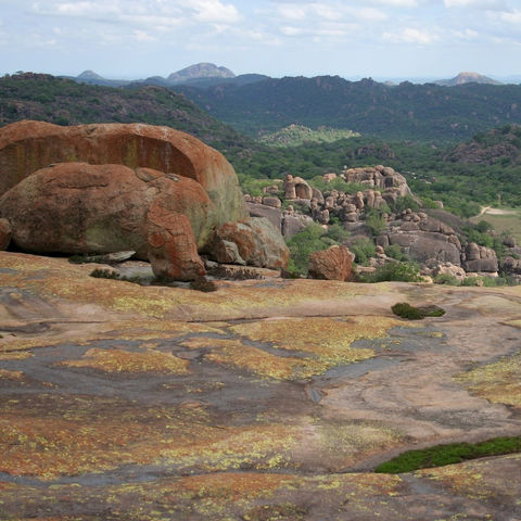 Landschaft im Matobo Nationalpark, Simbabwe