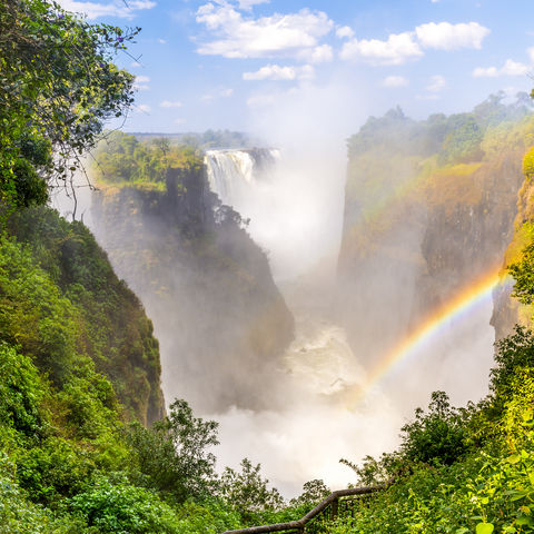 Paradiesische Victoria Fälle, Simbabwe