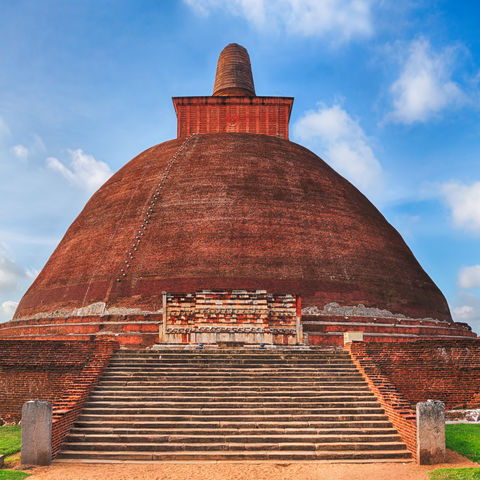 Dagoba in Anuradhapura, Sri Lanka