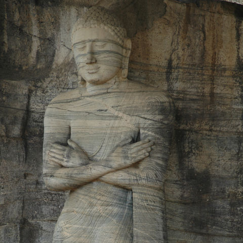 Statue in Polonnaruwa, Sri Lanka