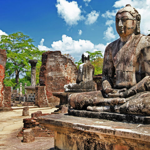 Tempel in Polonnaruwa, Sri Lanka