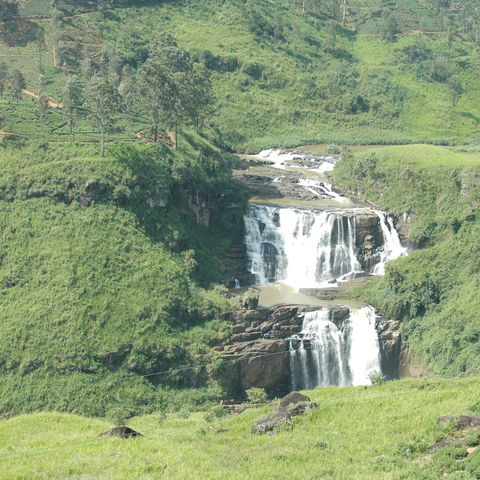 Wasserfall im Hochland, Sri Lanka