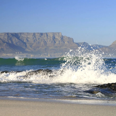 Blick auf den Tafelberg, Südafrika